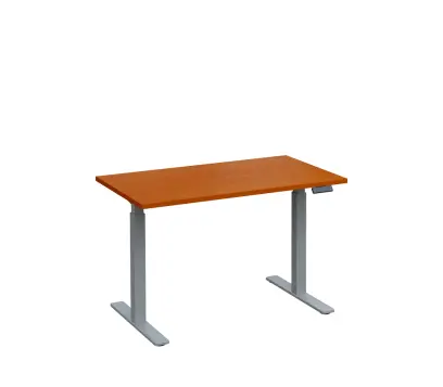 VSS 120/70 výškově stavitelný stůl, podnož stříbrný lak, třešeň šumavská